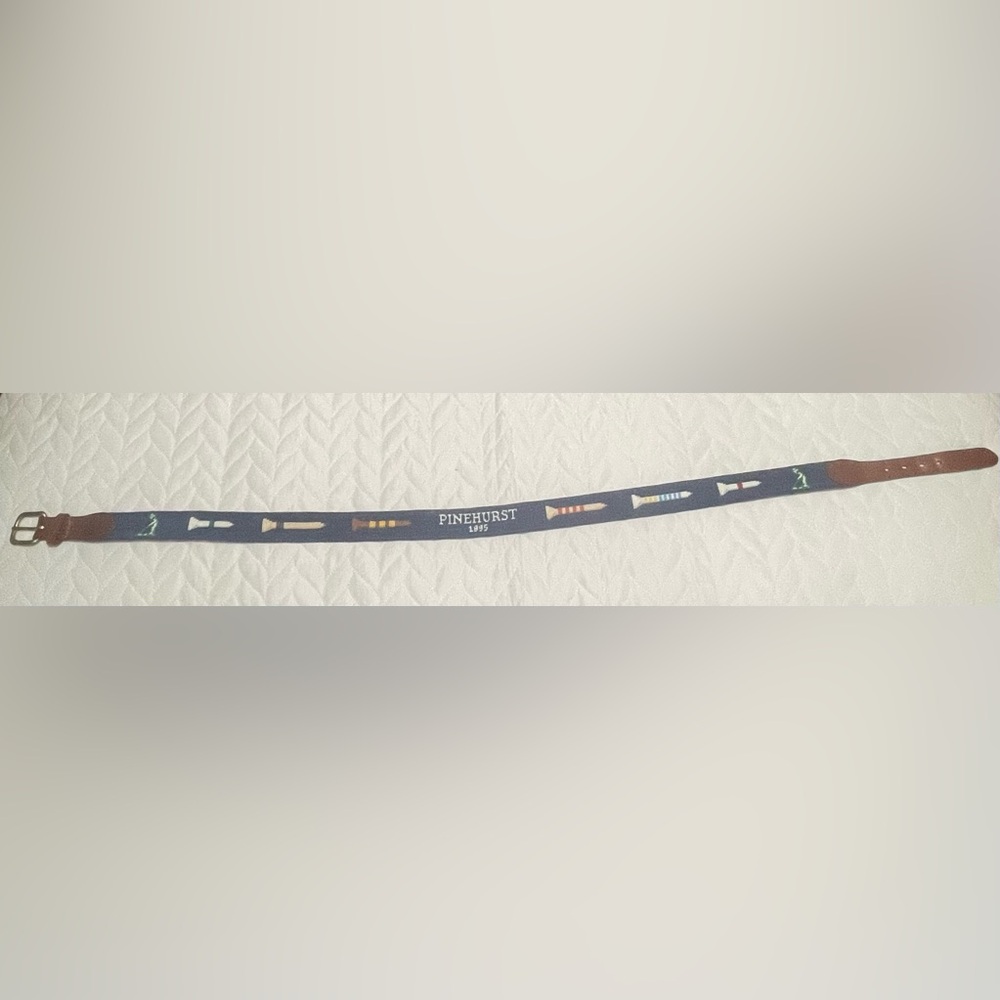 Smathers and Branson Pinehurst Golf Club course tee belt. EUC. Size 40